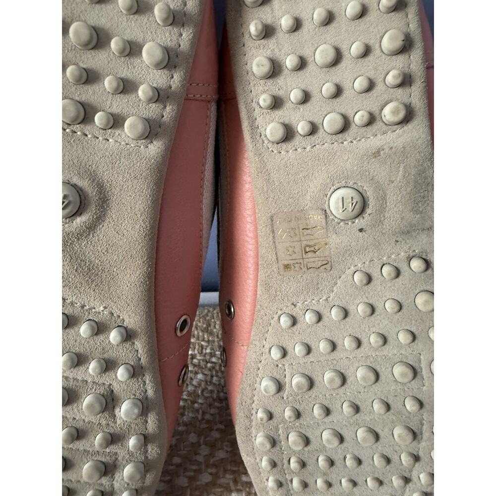 PRADA The Original Car Shoe by Beige Pink women's Loafer Driving Shoes 10/10.5 - Picture 6 of 8